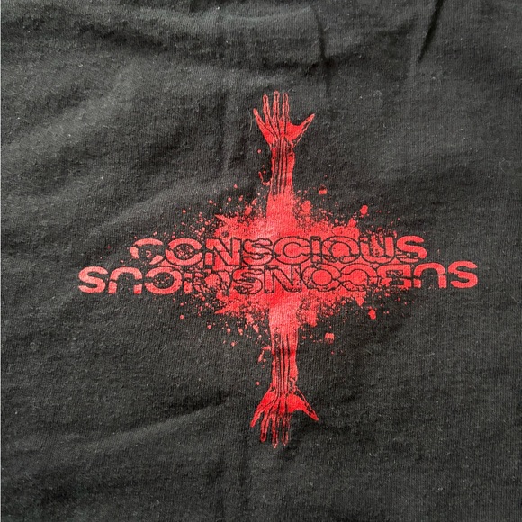 Psyopus Conscious Subconscious Vintage Y2K Black Graphic T-Shirt size S - Picture 5 of 5